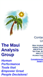 Mobile Screenshot of mauianalysis.com
