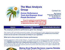 Tablet Screenshot of mauianalysis.com
